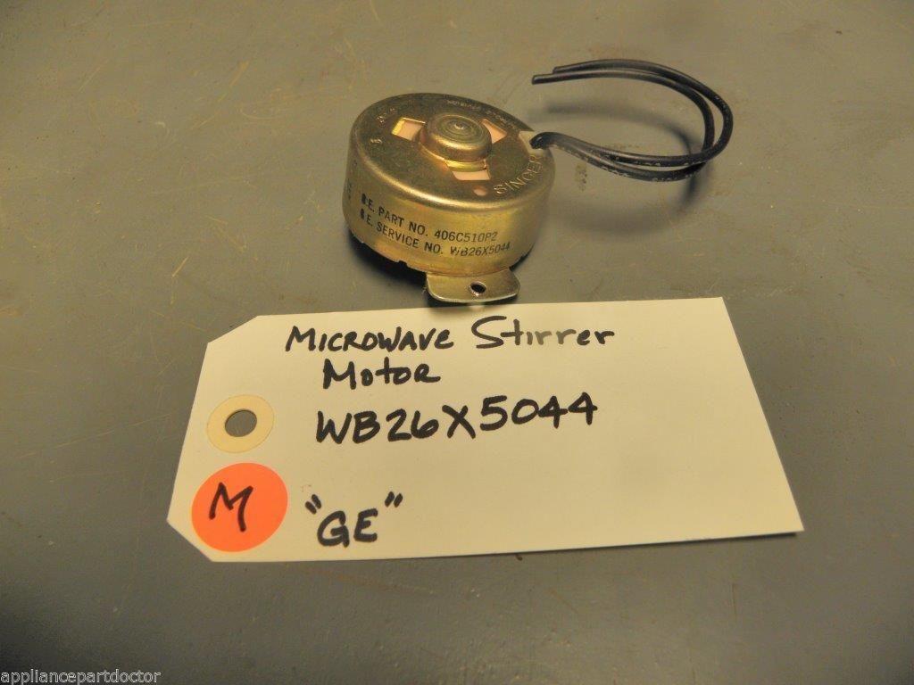 GE Microwave WB26X5044 Stirrer Motor USED PART GE Microwave WB26X5044 Stirrer Motor USED PART